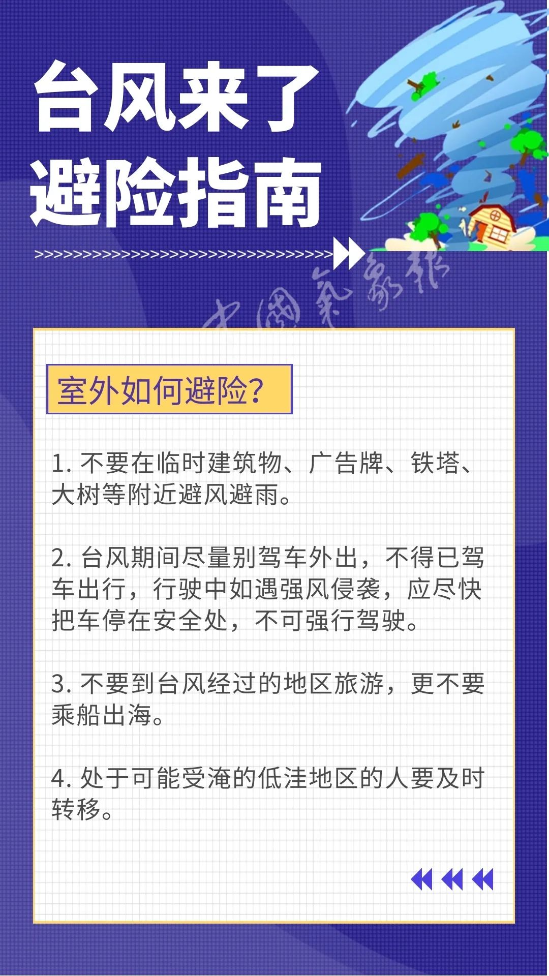 台风再次登陆！几张图教你和孩子避险，速速收好！ (http://www.hnyixiao.com/) 艺考界资讯 第3张