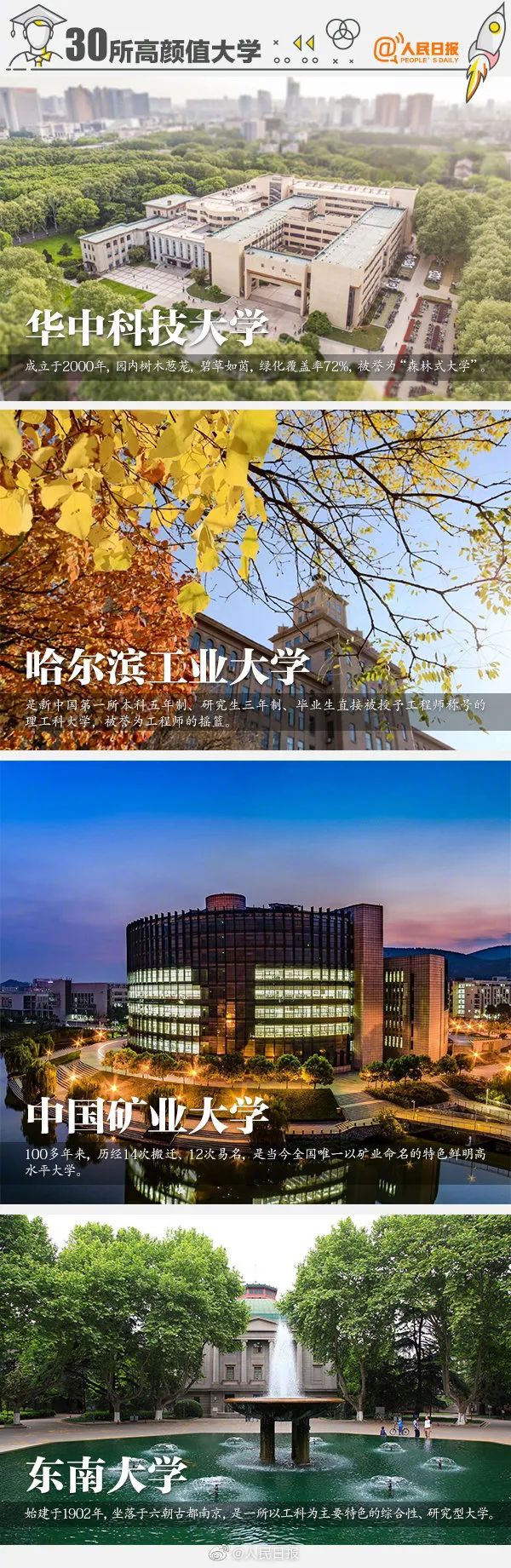 艺术生报考吧！《人民日报》选出的30所高颜值大学！ (http://www.hnyixiao.com/) 艺考资讯 第9张