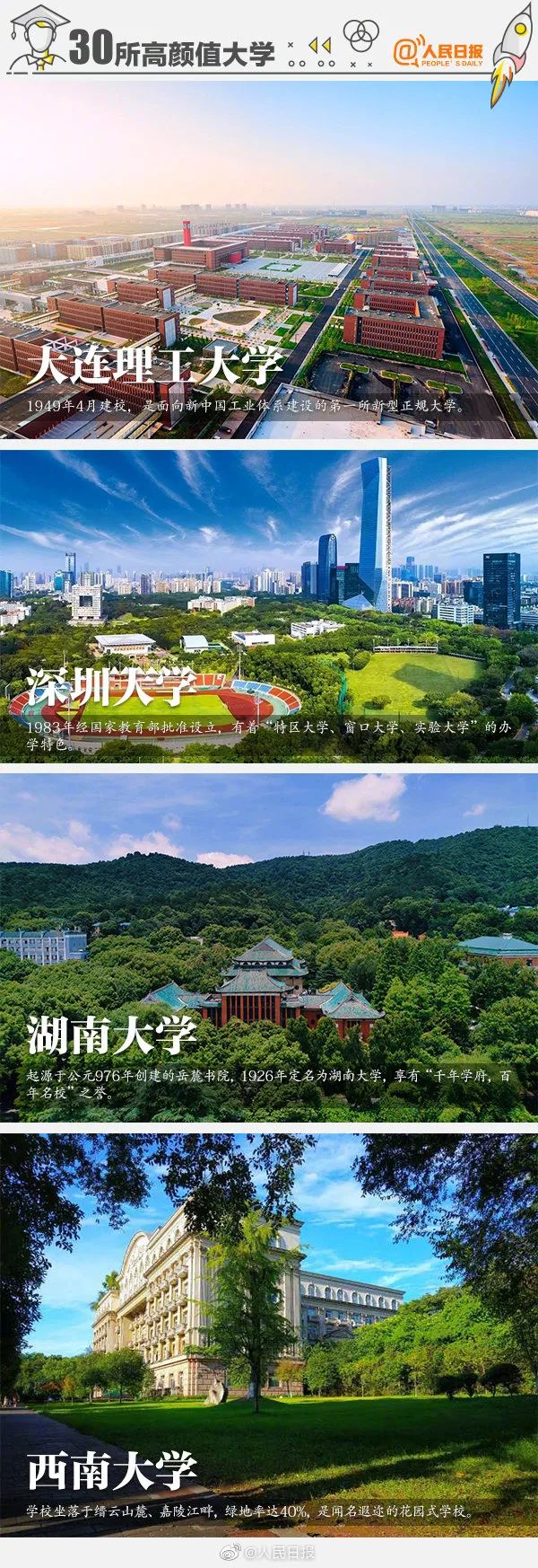 艺术生报考吧！《人民日报》选出的30所高颜值大学！ (http://www.hnyixiao.com/) 艺考资讯 第8张
