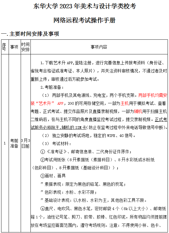 鲁迅美术学院、东华大学、上海视觉2023校考(复试)须知 (http://www.hnyixiao.com/) 艺考界资讯 第18张