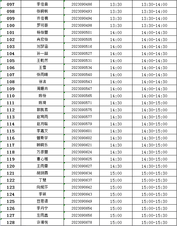 东华大学2023表演、高水平艺术团复试名单公布 (http://www.hnyixiao.com/) 艺考界资讯 第28张