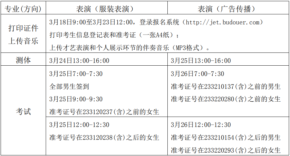 北京服装学院2023表演专业复试考生须知 (http://www.hnyixiao.com/) 艺考界资讯 第1张