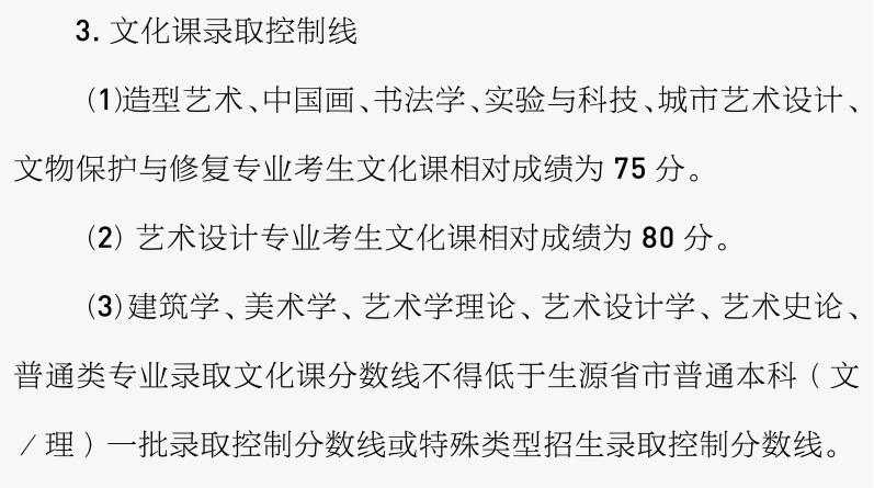 注意！这些院校文化分只过本科线不能录取！ (http://www.hnyixiao.com/) 艺考界资讯 第1张