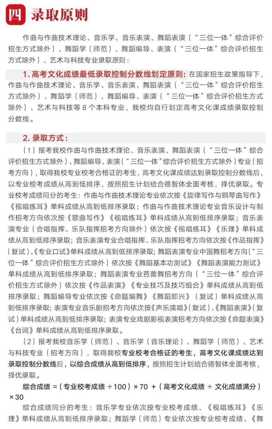 重点艺术院校2023录取规则汇总 (http://www.hnyixiao.com/) 艺考界资讯 第34张