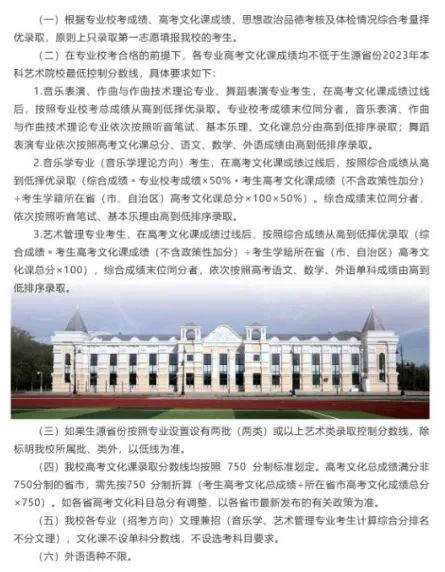 重点艺术院校2023录取规则汇总 (http://www.hnyixiao.com/) 艺考界资讯 第40张